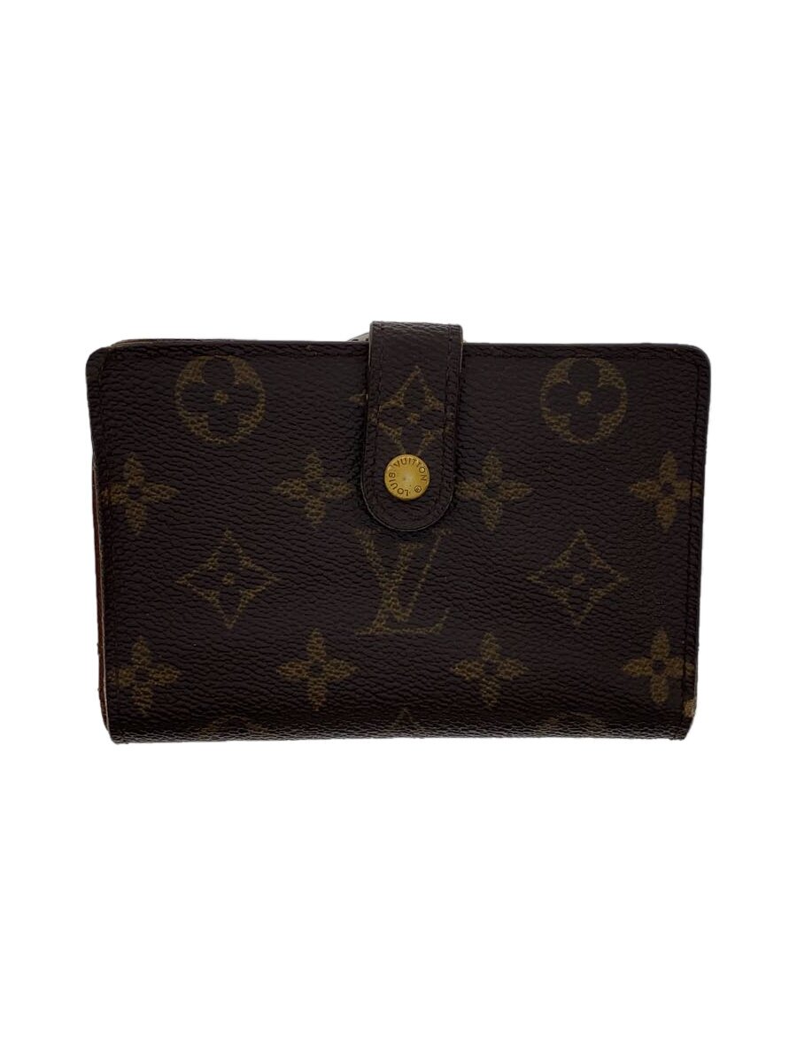 【中古】LOUIS VUITTON◆ポルト・モネ・ビエ・ヴィエノワ_モノグラム・キャンバス_BRW/PVC/BRW/レディース【服飾雑貨他】