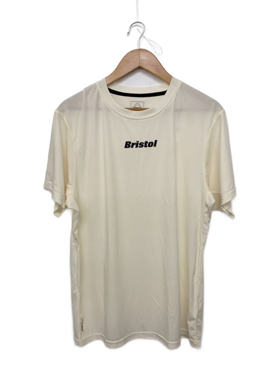 【中古】F.C.R.B.(F.C.Real Bristol)◆ティーシャツ/L/ポリエステル/CRM/FCRB-250048【メンズウェア】