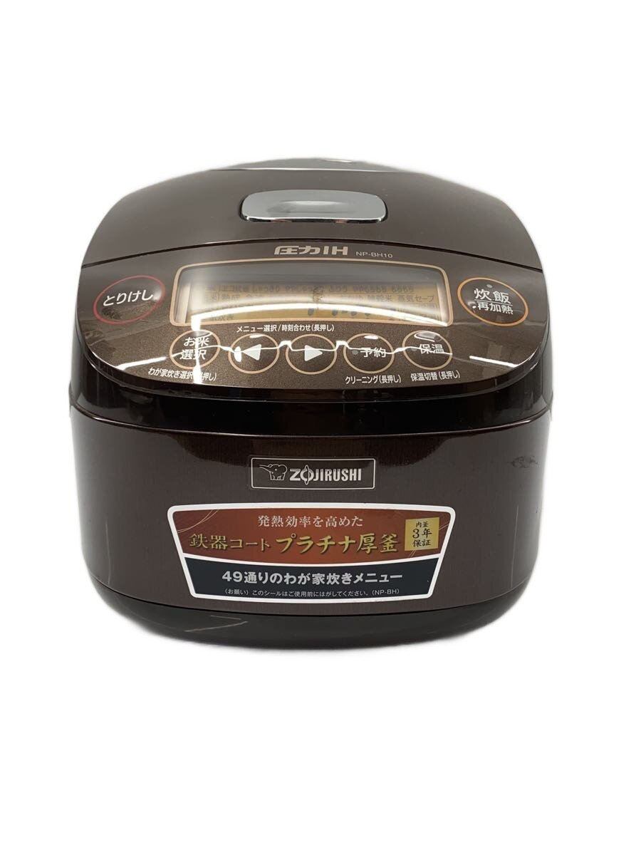 【中古】ZOJIRUSHI◆炊飯器 限界炊き NP-BH10-TA [赤銅色]【家電・視覚的・オーディオ】