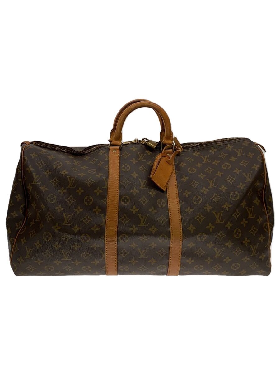 【中古】LOUIS VUITTON◆キーポル45_モノグラム・帆布_BRW/PVC/BRW/モノグラム【御徒面子】