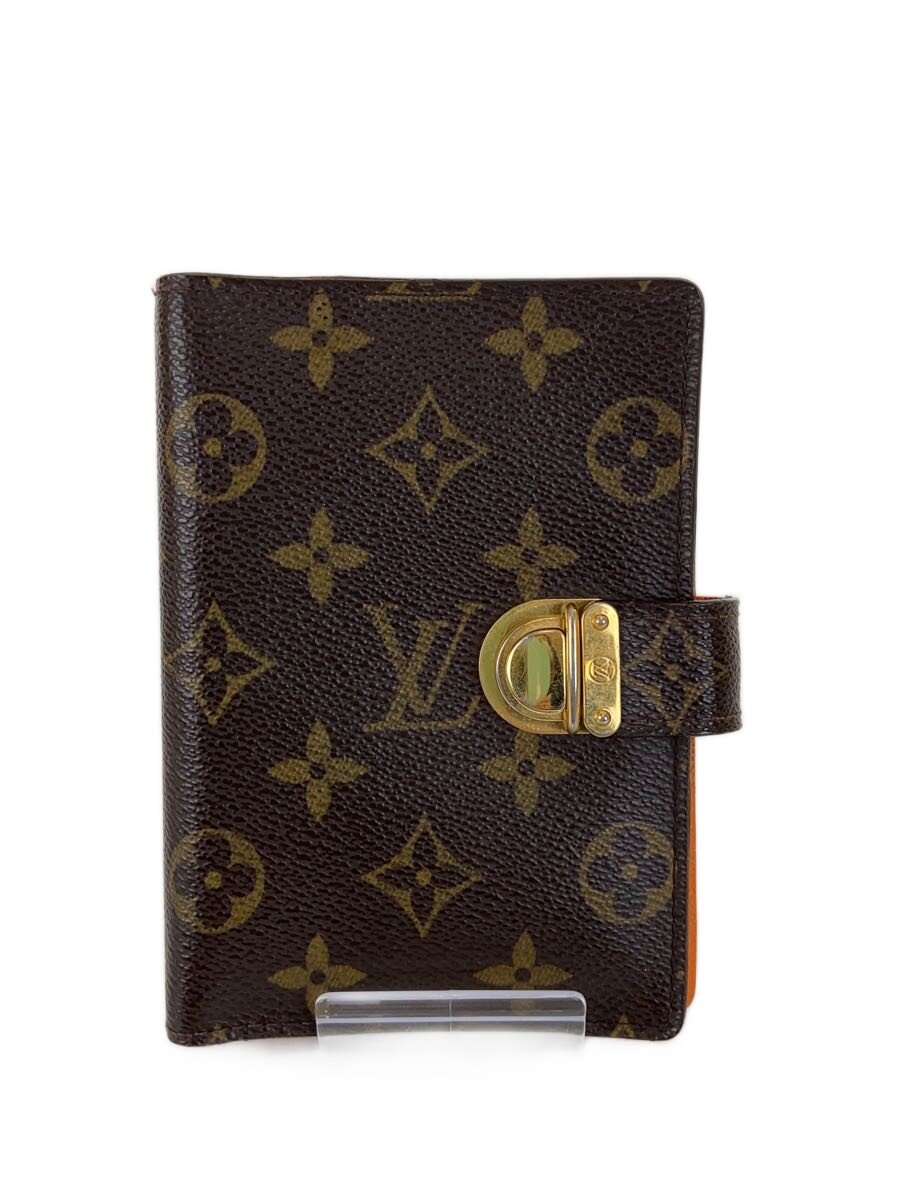 【中古】LOUIS VUITTON◆議事日程・コアラ_モノグラム・帆布/PVC/BRW/レディース【服飾雑貨他】