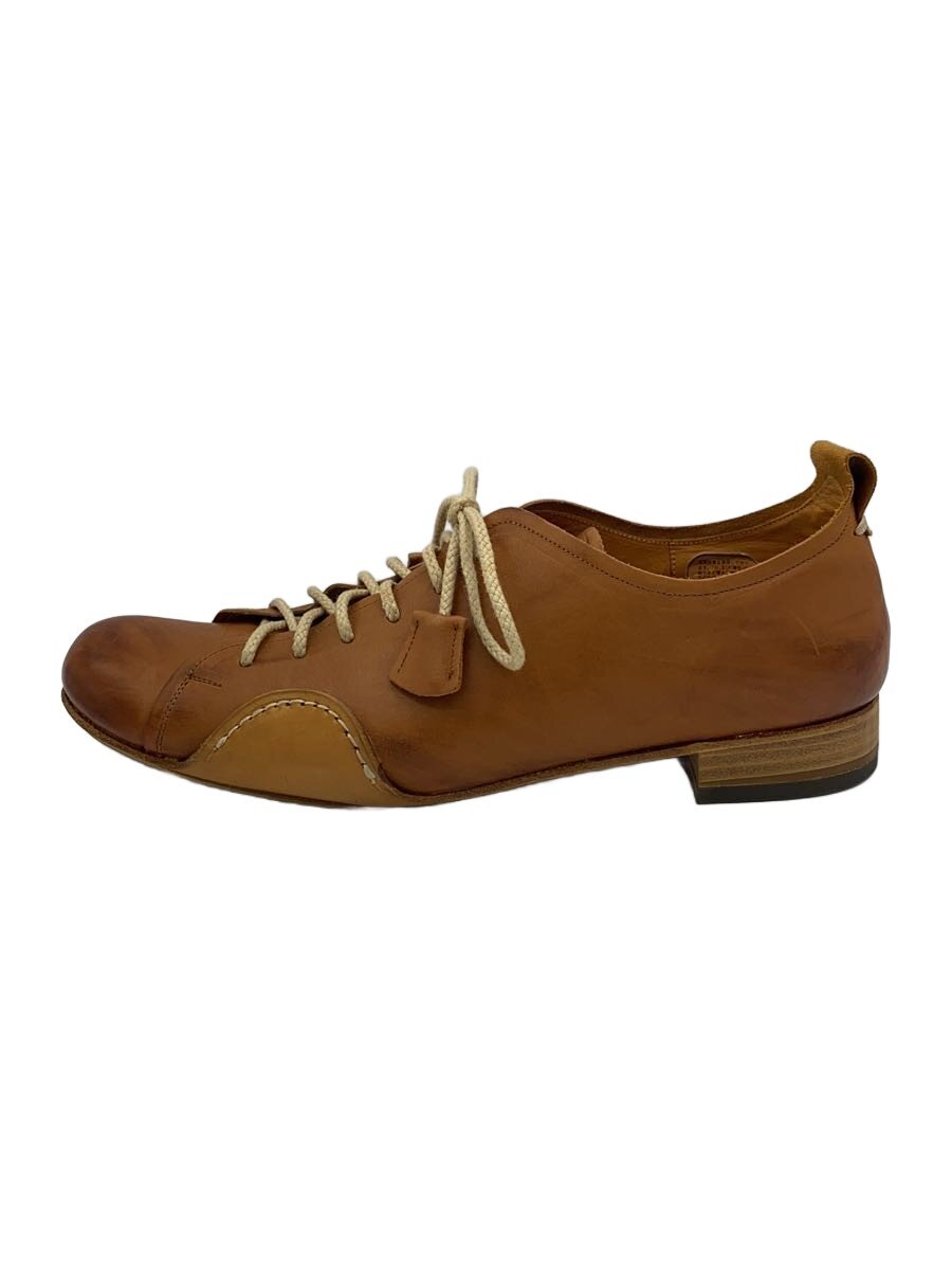 【中古】GENTEN◆お召しものシューズ/L/BRW/なめし革【シューズ】
