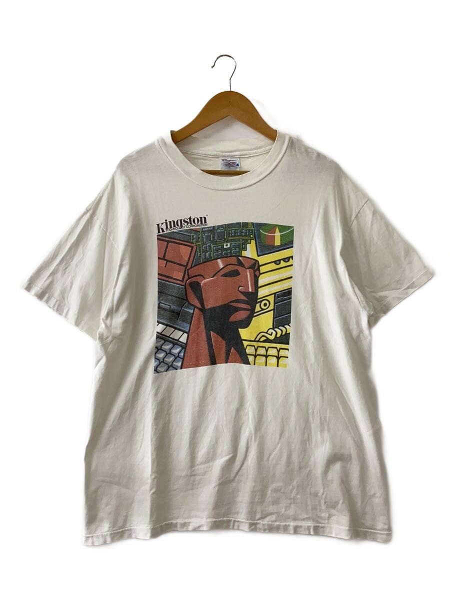 【中古】Hanes◆Kingston/90s/プルオーバー/XL/綿織物/WHT//【メンズウェア】