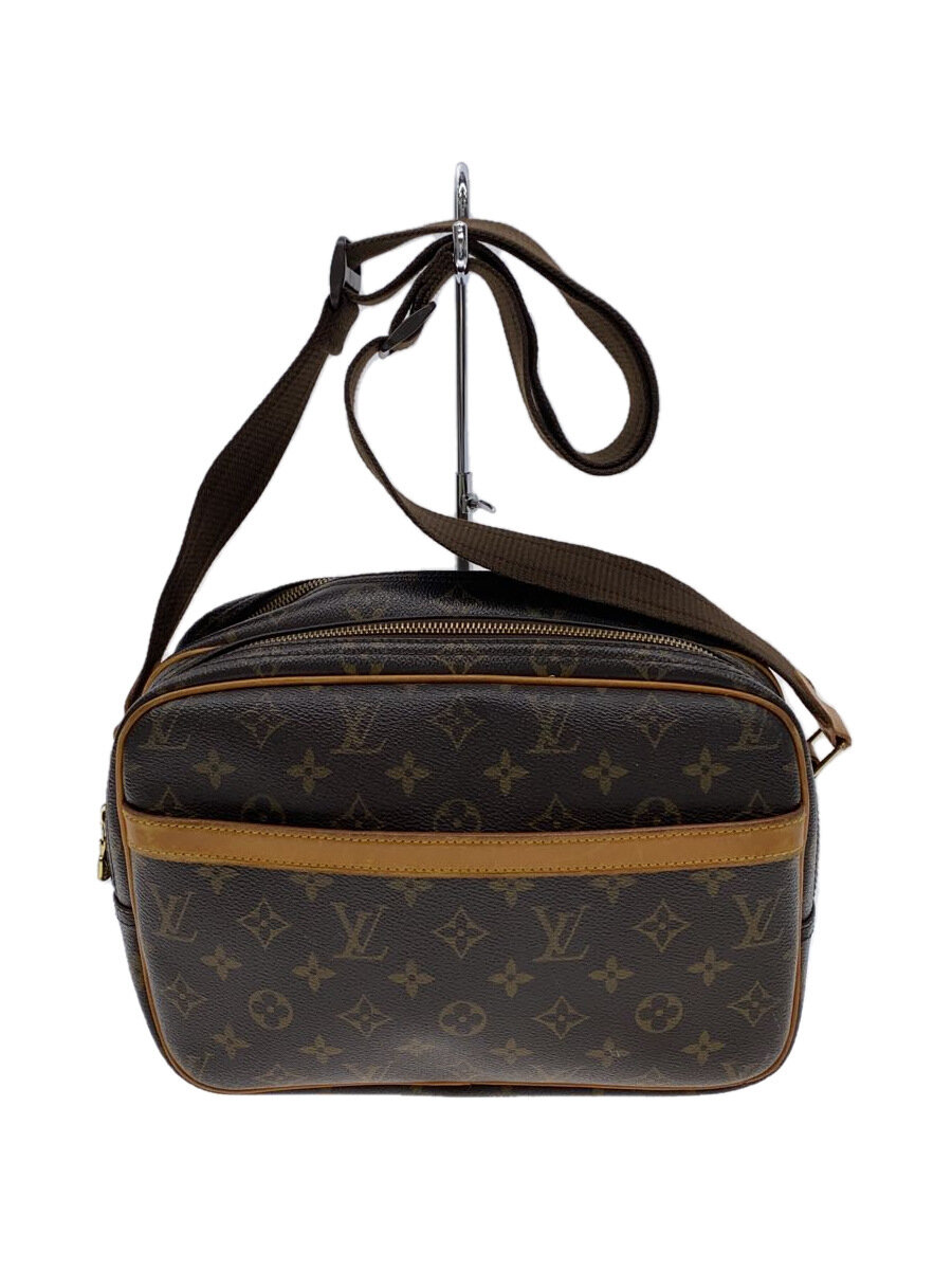 【中古】LOUIS VUITTON◆探訪者PM_モノグラム・帆布_BRW/--/BRW/総柄//【御徒面子】