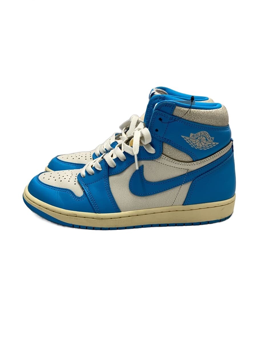 【中古】NIKE◆AIR JORDAN 1 HIGH OG_大気圏 ジョーダン 1 HIGH OG/28糎/BLU【シューズ】