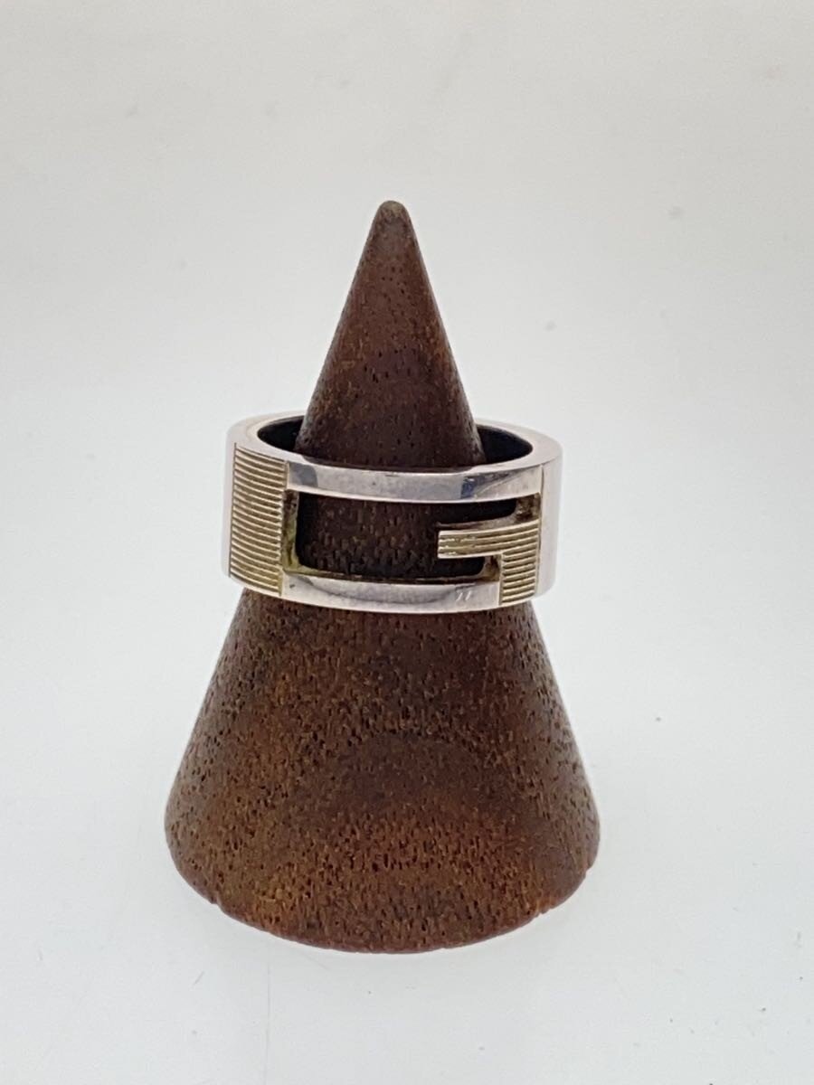 【中古】GUCCI◆輪っか/SV925/9号/しろがね色/レディース【服飾雑貨他】