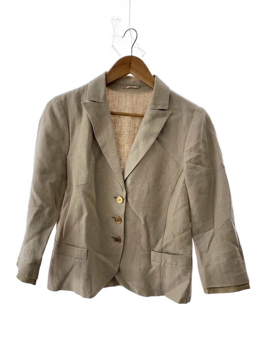 【中古】ETRO◆テーラードジャケット/42/リネン/BEG/071-18537-1670【レディースウェア】｜2ｎｄ STREET 店