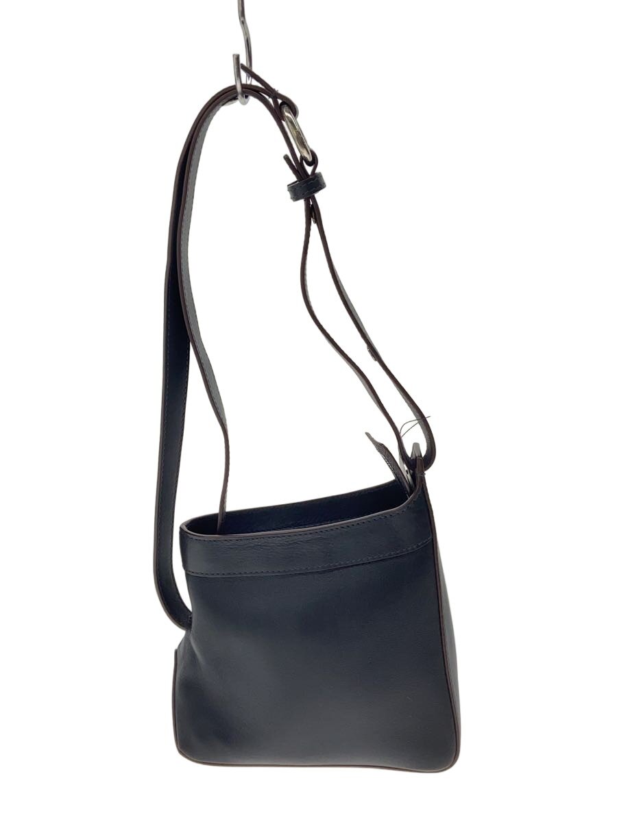 【中古】MARNI◆ショルダーバッグ/なめし革/BLK/無地/SMBQ0109U0【御徒面子】