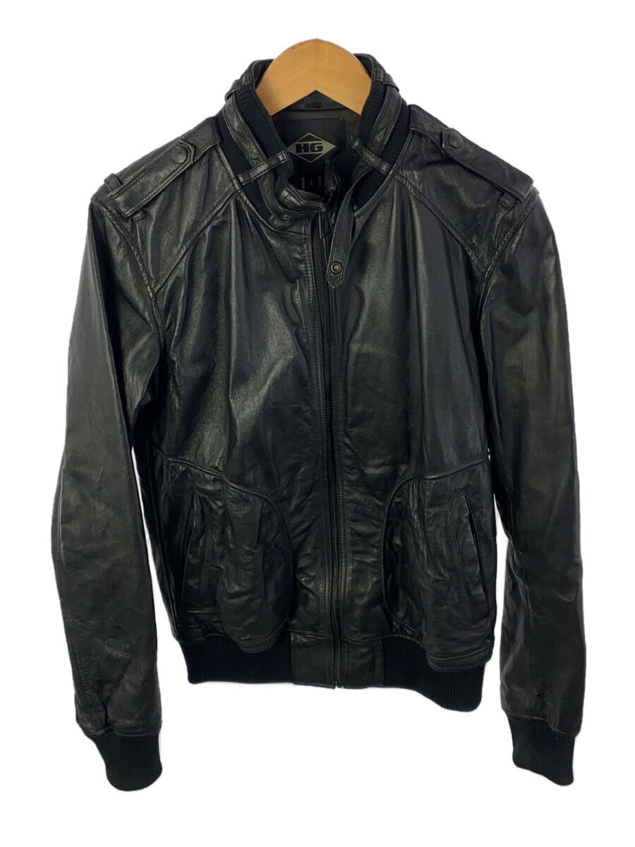 【中古】HYSTERIC GLAMOUR◆なめし革上衣・上衣/L/豚革/BLK/4LB-1283/? NULL ?【メンズウェア】