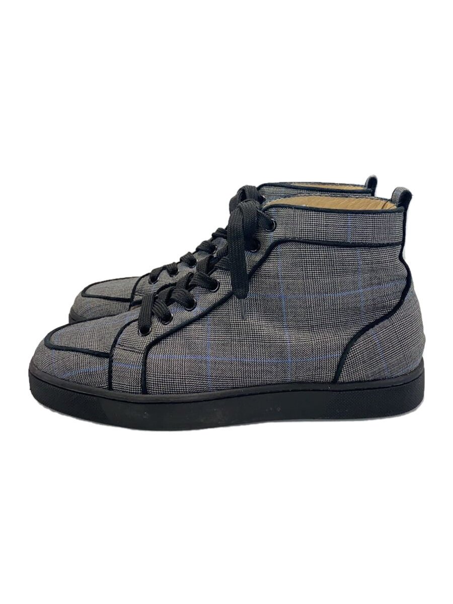 【中古】Christian Louboutin◆ハイカットスニーカー/40/GRY【シューズ】｜2ｎｄ STREET 店