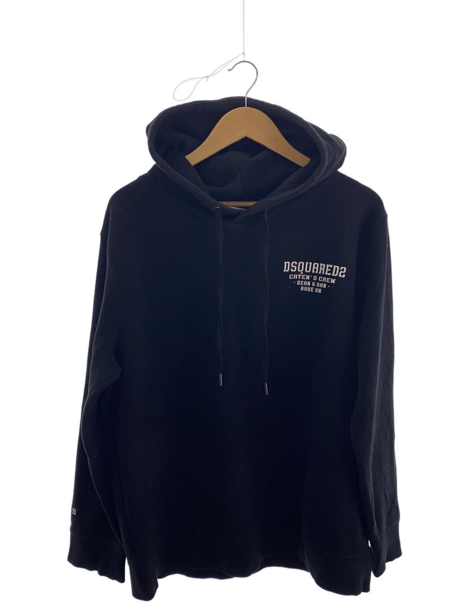 【中古】DSQUARED2◆パーカー/XL/綿織物/BLK/DFMH02160【メンズウェア】