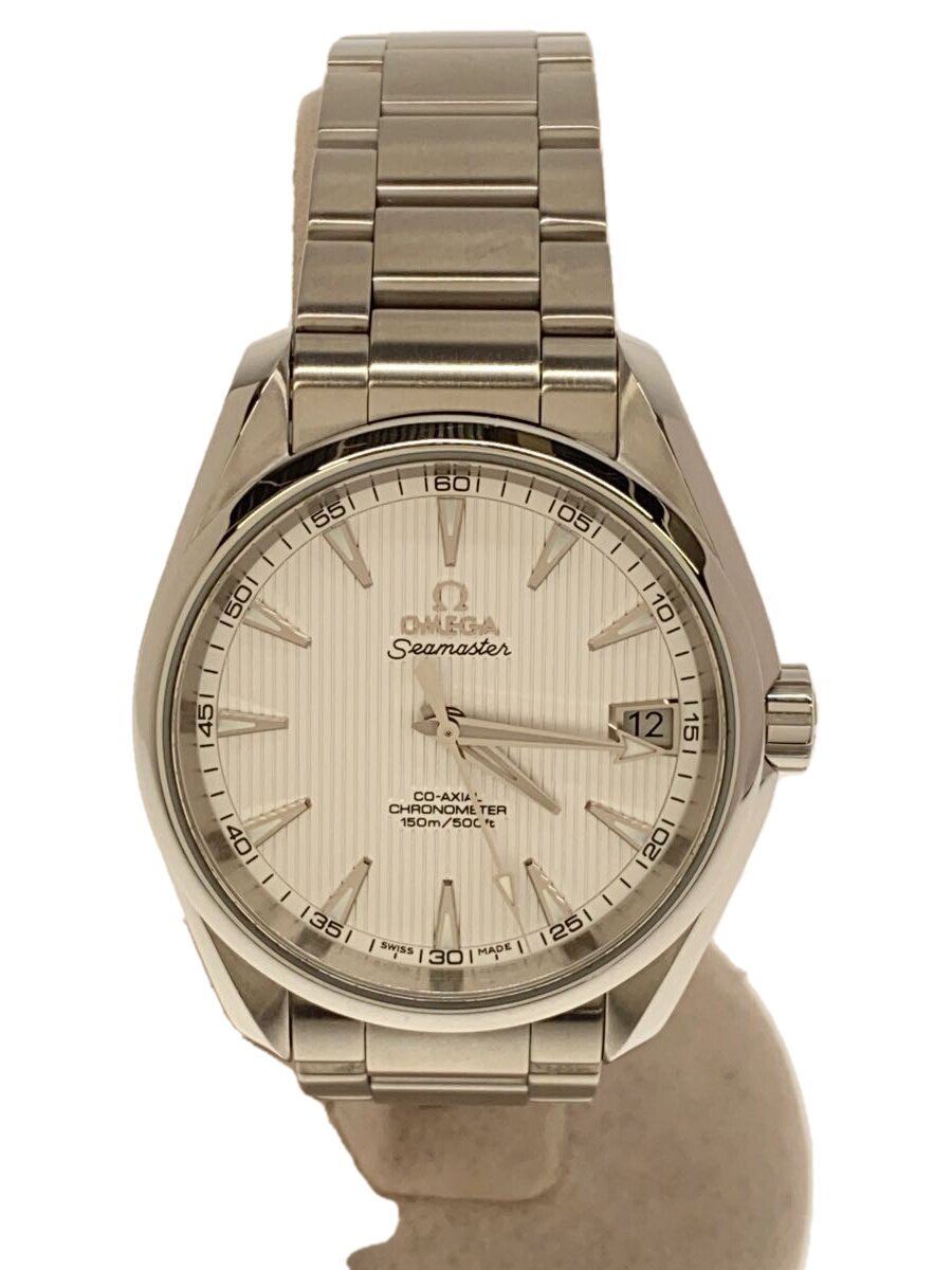 【中古】OMEGA◆自動小銃巻/シーマスター/アナログ/202406WOH済       20240701日差+4【服飾雑貨他】