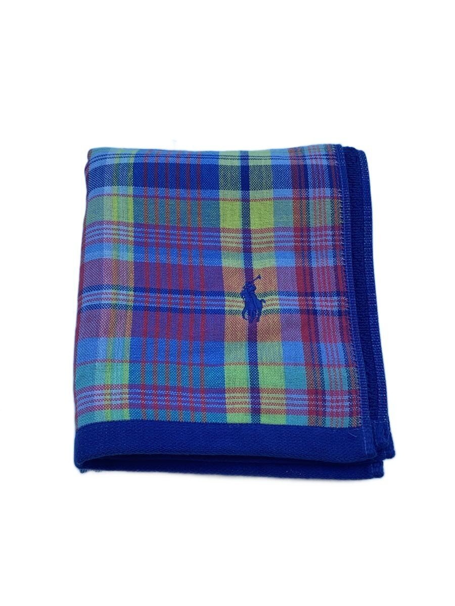 【中古】RALPH LAUREN◆タオル/BLU/6073-8157-22【インテリア小物・日用雑貨】