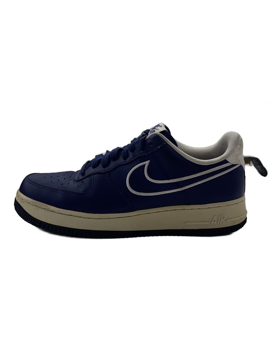 【中古】NIKE◆AIR FORCE 1 07 LTHR/エアフォースレザー/米国海軍/AJ7280-400/26珊/NVY【シューズ】