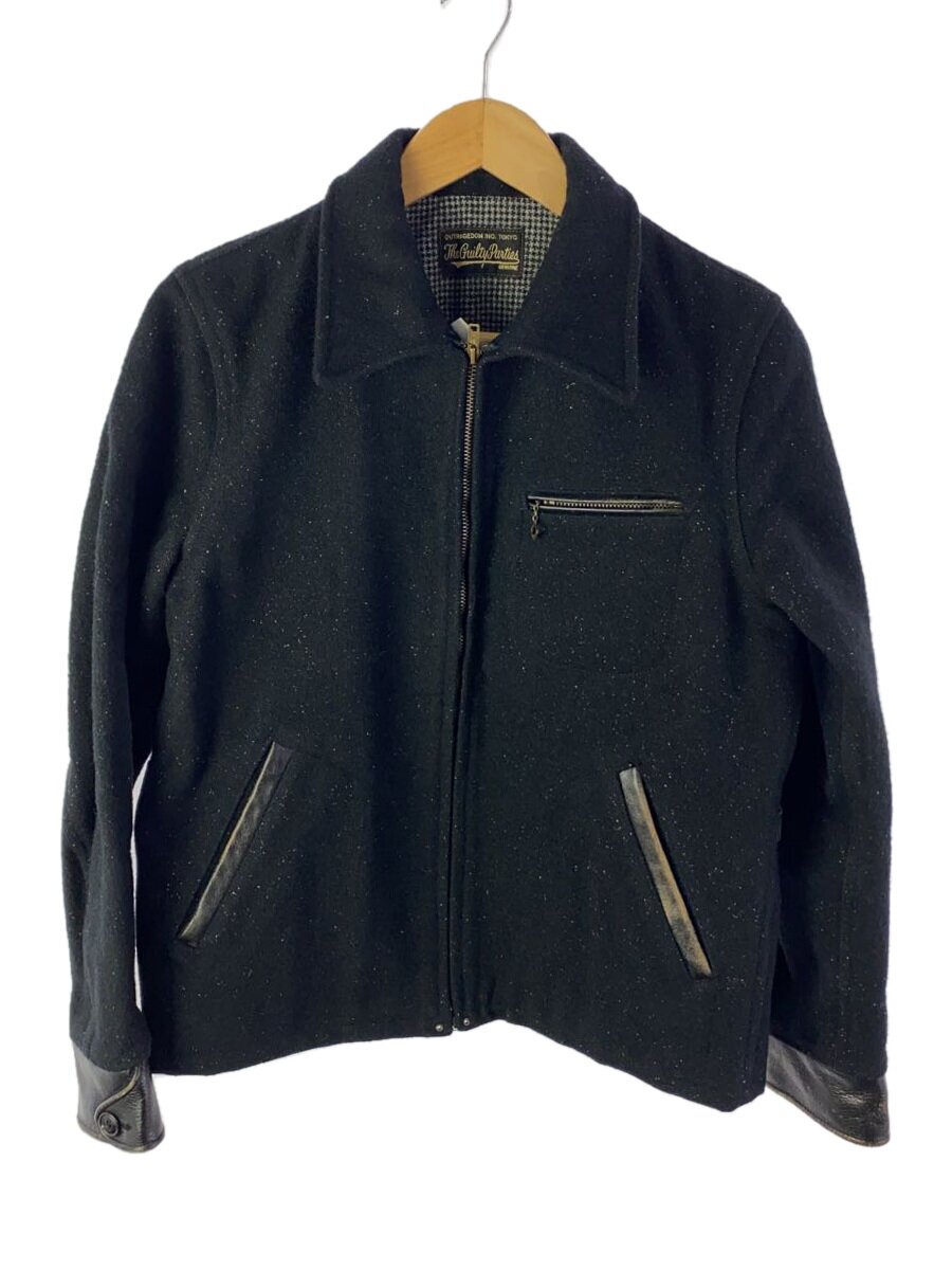 【中古】WACKO MARIA◆上衣/M/羊毛/BLK【メンズウェア】