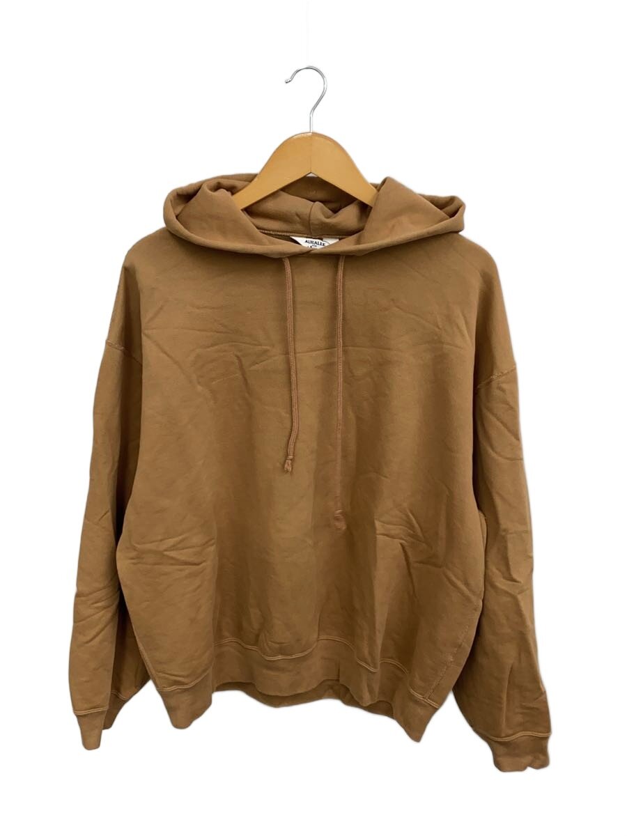【中古】AURALEE◆パーカー/hoodie/1/綿織物/BRW/a8ap05gu//【メンズウェア】