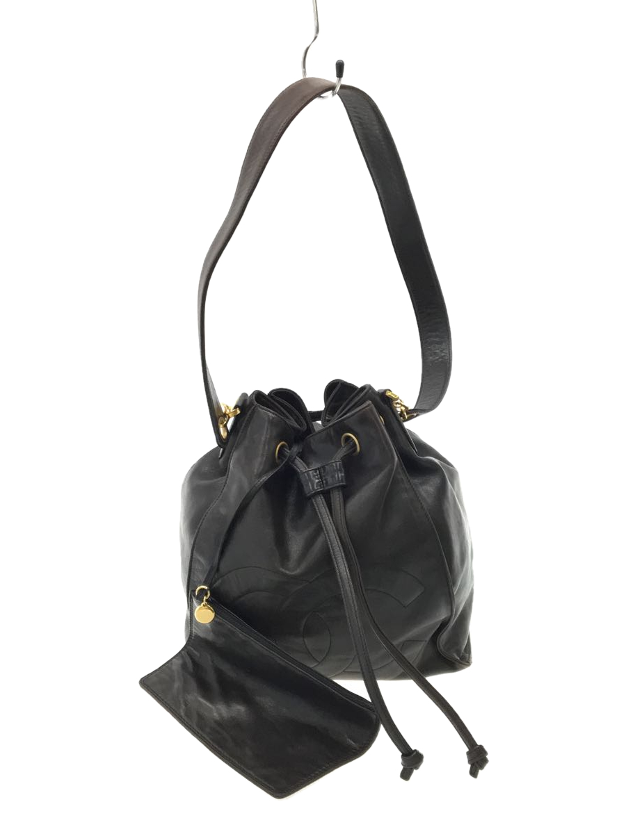 Used Chanel Purse/Colink/Lambskin/Shoulder Bag/Leather/Brown/Old/Vintage Bag