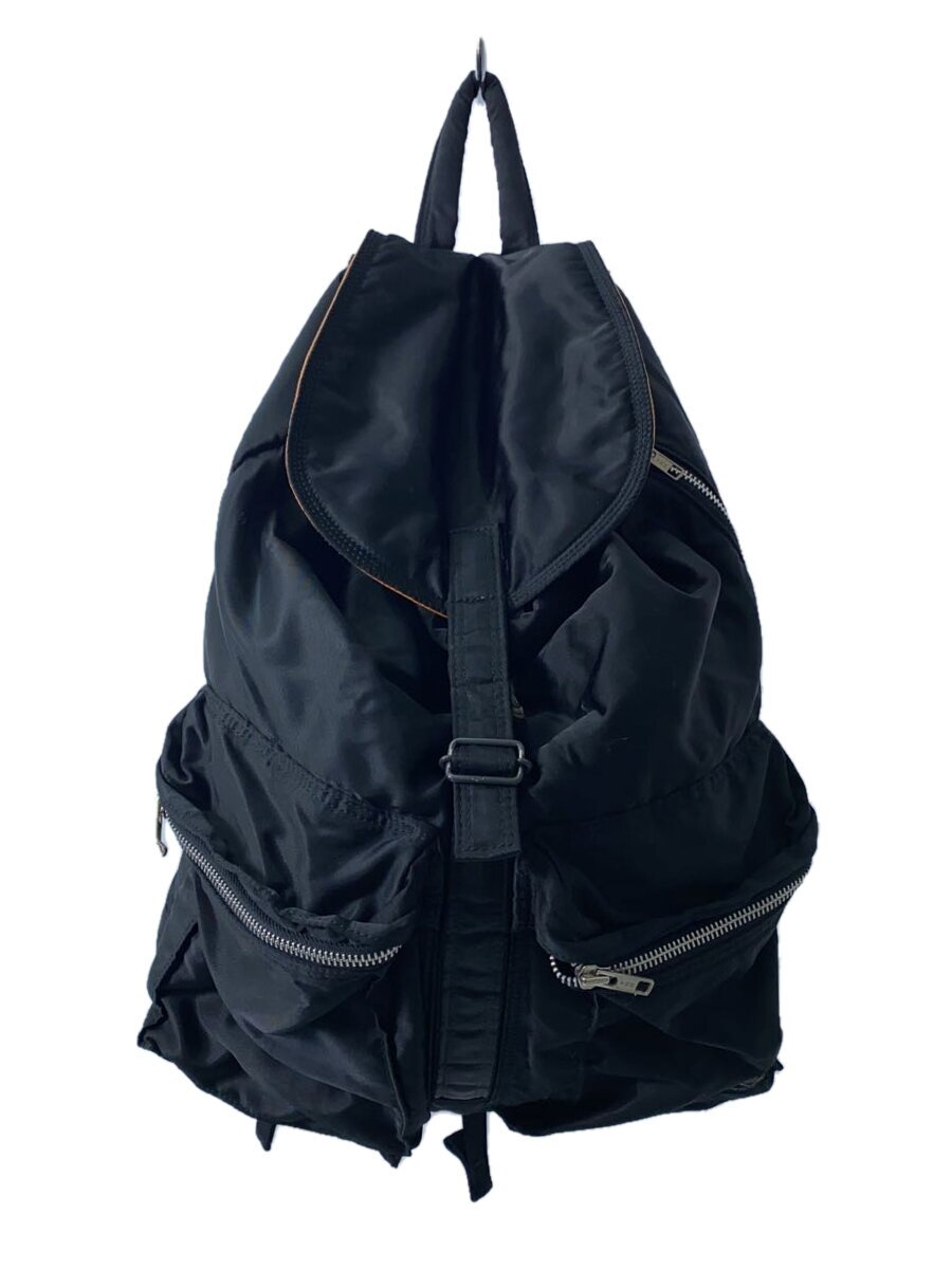 【中古】PORTER◆背嚢/綿織物/BLK/無地/622-79312【御徒面子】