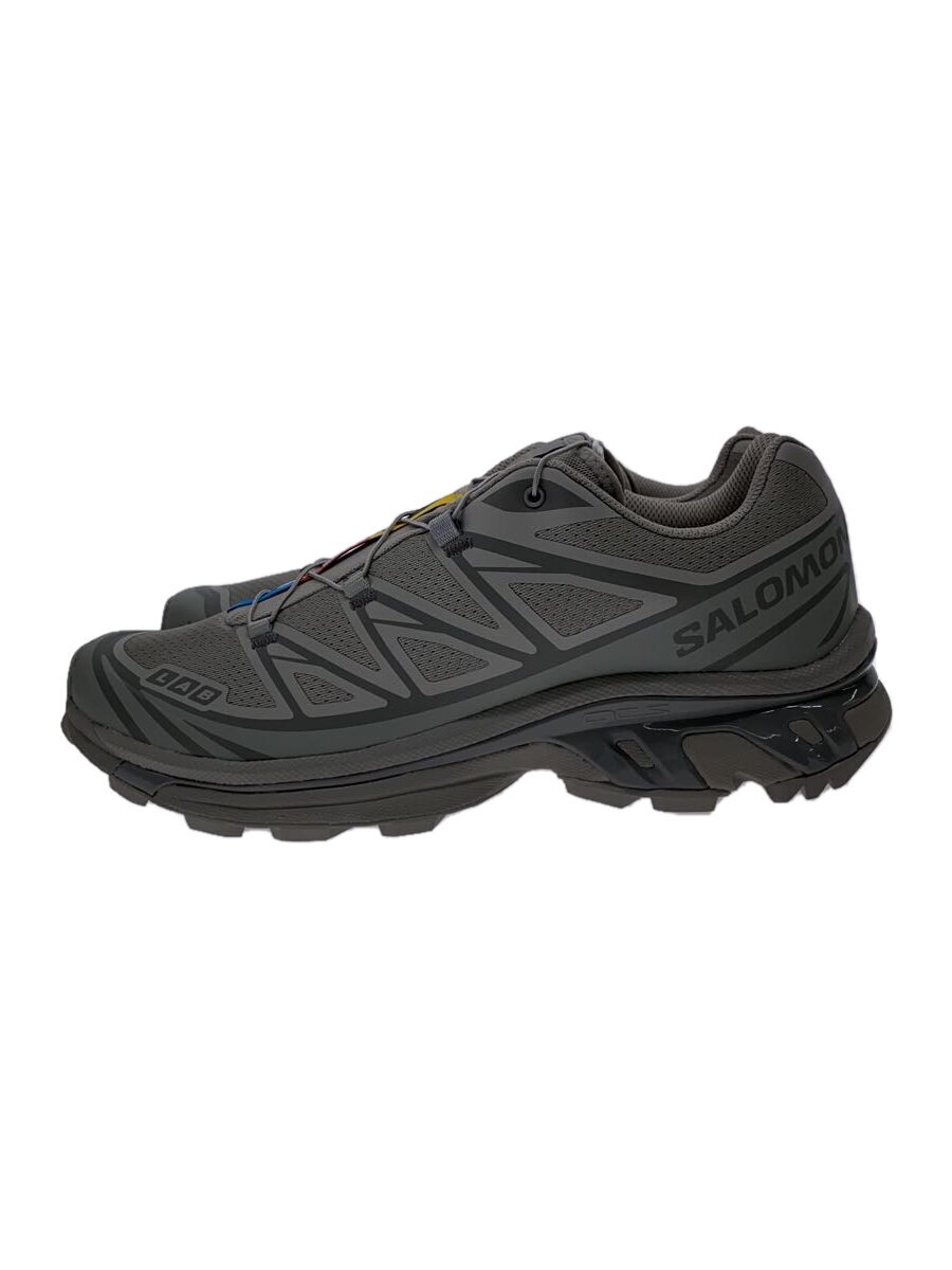 【中古】salomon◆XT-6/ローカットスニーカー/27糎/GRY/PVC/474448【シューズ】