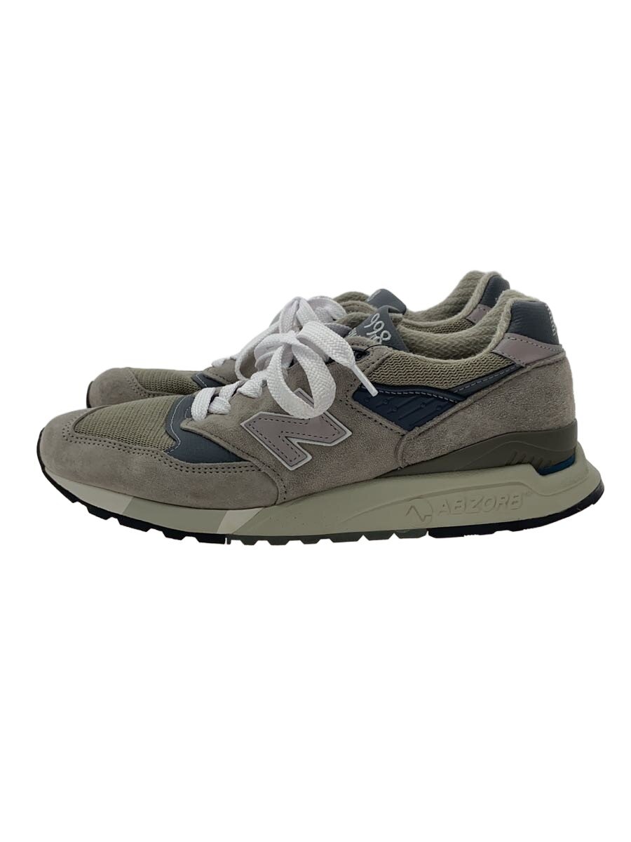 【中古】NEW BALANCE◆U998/薄墨色/27.5糎/GRY/PVC//【シューズ】
