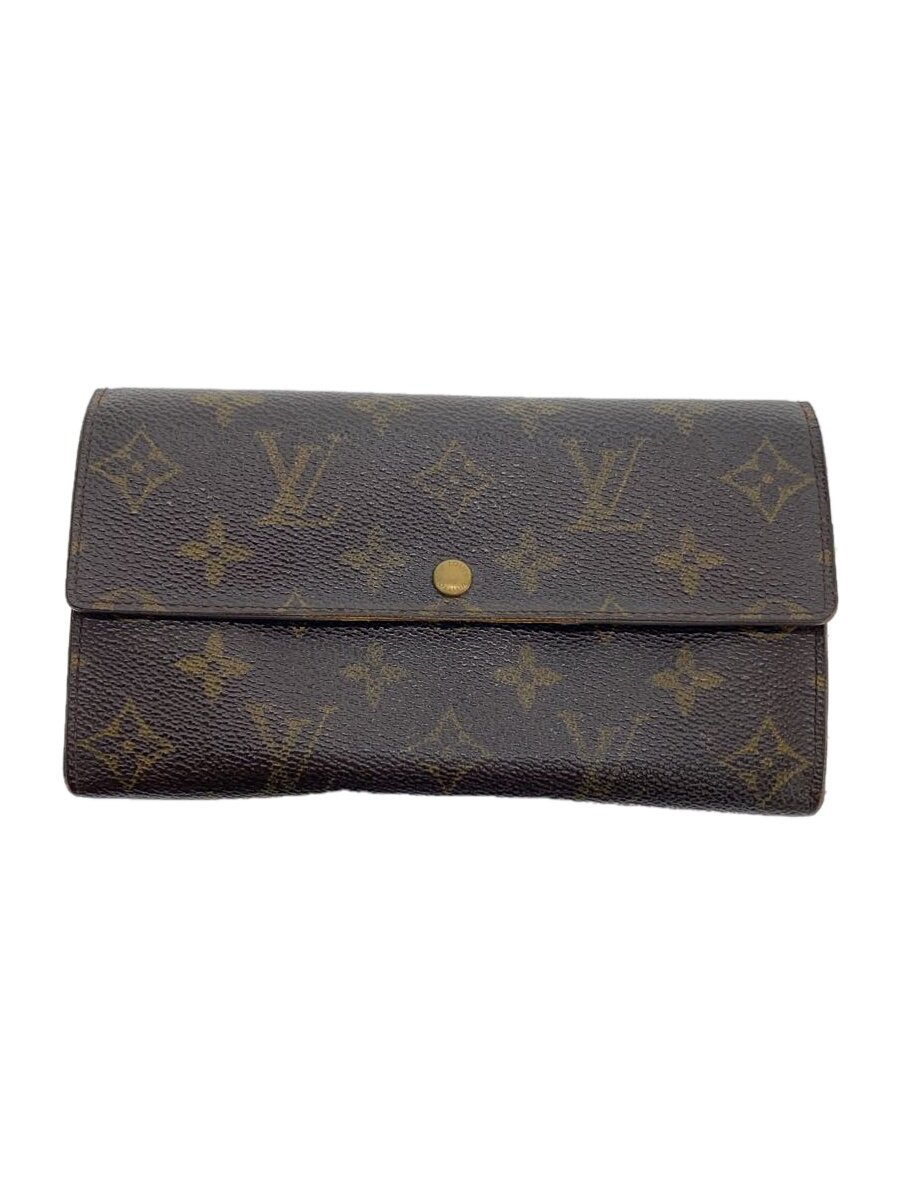 【中古】LOUIS VUITTON◆2)ポシェット・ポルト・モネ・クレディ_モノグラム・キャンバス_BRW/PVC/BRW/メンズ【服飾雑貨他】｜2ｎｄ STREET 店