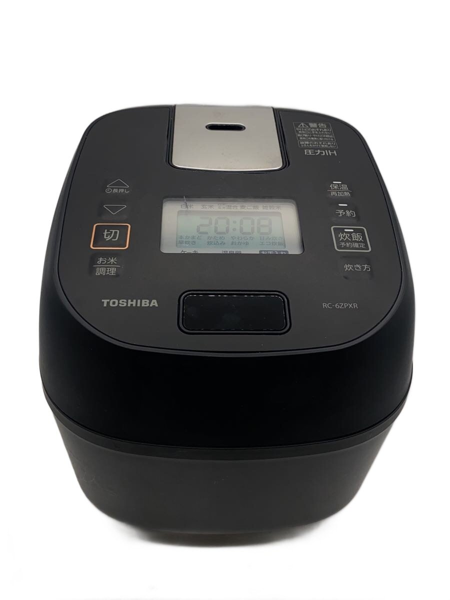 【中古】TOSHIBA◆炊飯器 RC-6ZPXR【家電・ビジュアル・オーディオ】