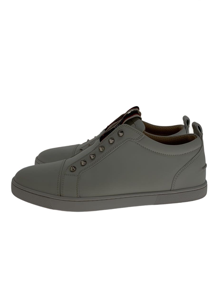 【中古】Christian Louboutin◆F.A.V/Fique A Vontade/ローカットスニーカー/40.5/WHT/なめし革/3200465【シューズ】