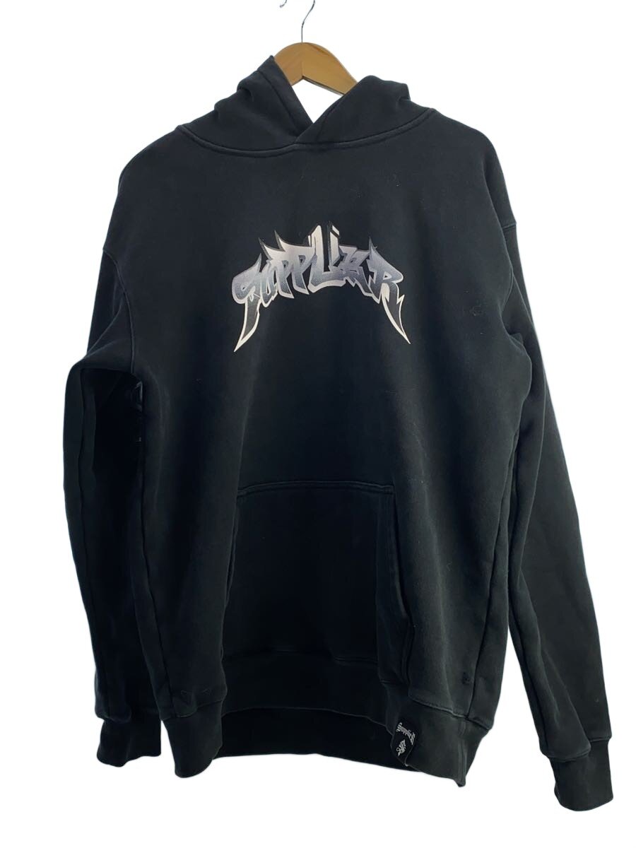 【中古】SUPPLIER◆パーカー/XL/綿織物/BLK【メンズウェア】