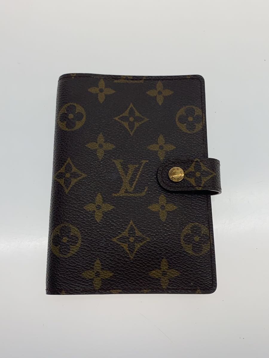【中古】LOUIS VUITTON◆協議事項PM_モノグラム_BRW/なめし革/BRW/メンズ/? NULL ?【服飾雑貨他】