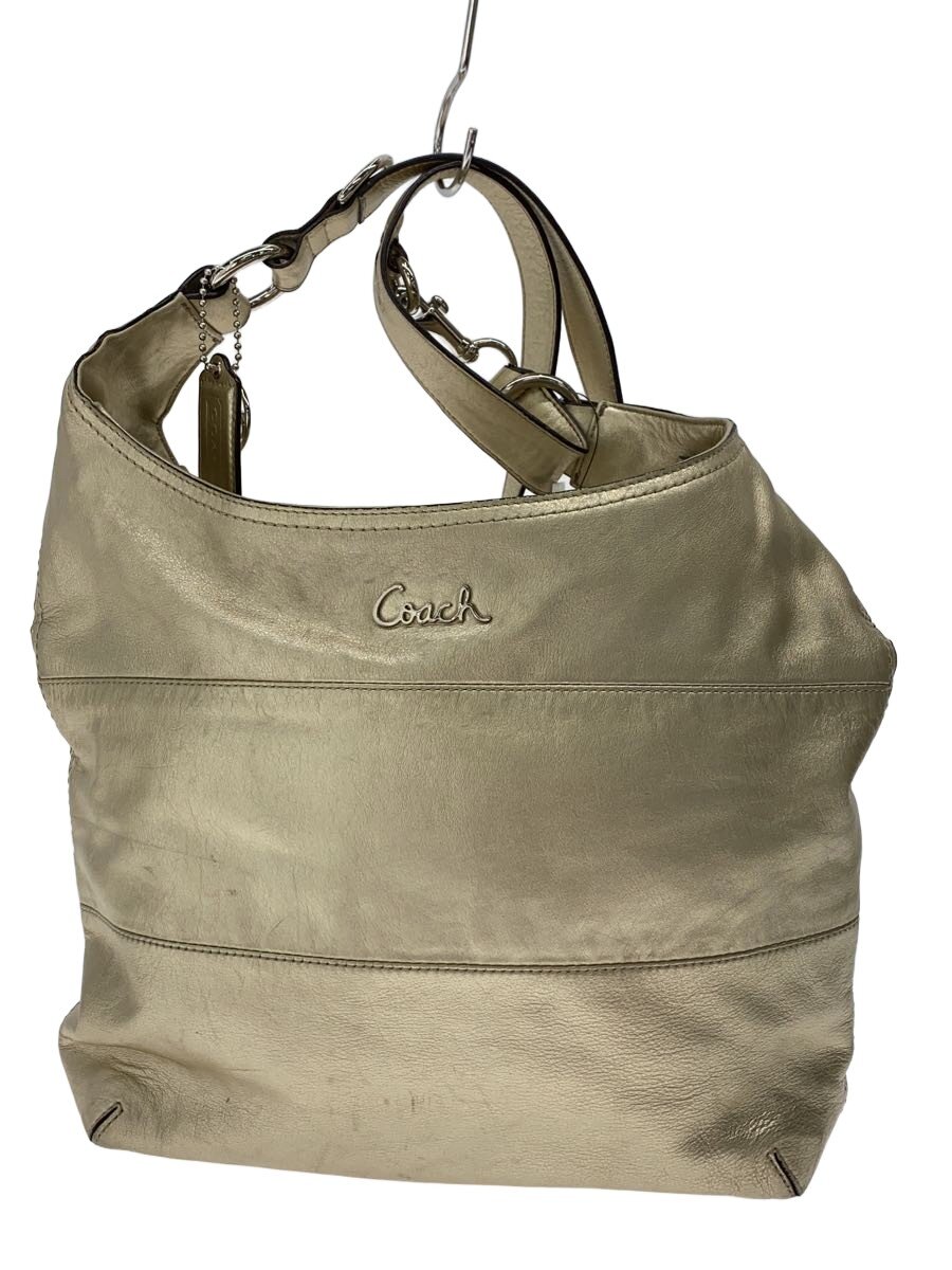 【中古】COACH◆ショルダーバッグ/レザー/GLD/無地/F17116【バッグ】｜2ｎｄ STREET 店