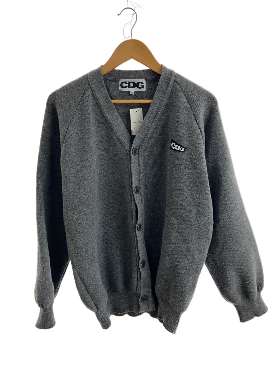 【中古】CDG◆ジレー(朦々たる)/XL/アクリル樹脂/GRY/SZ-N011【メンズウェア】