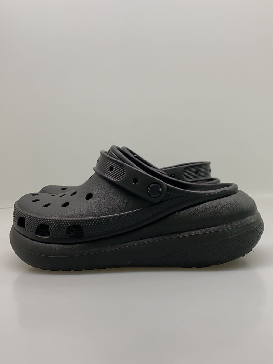 【中古】crocs◆サンダル/US8/BLK【シューズ】