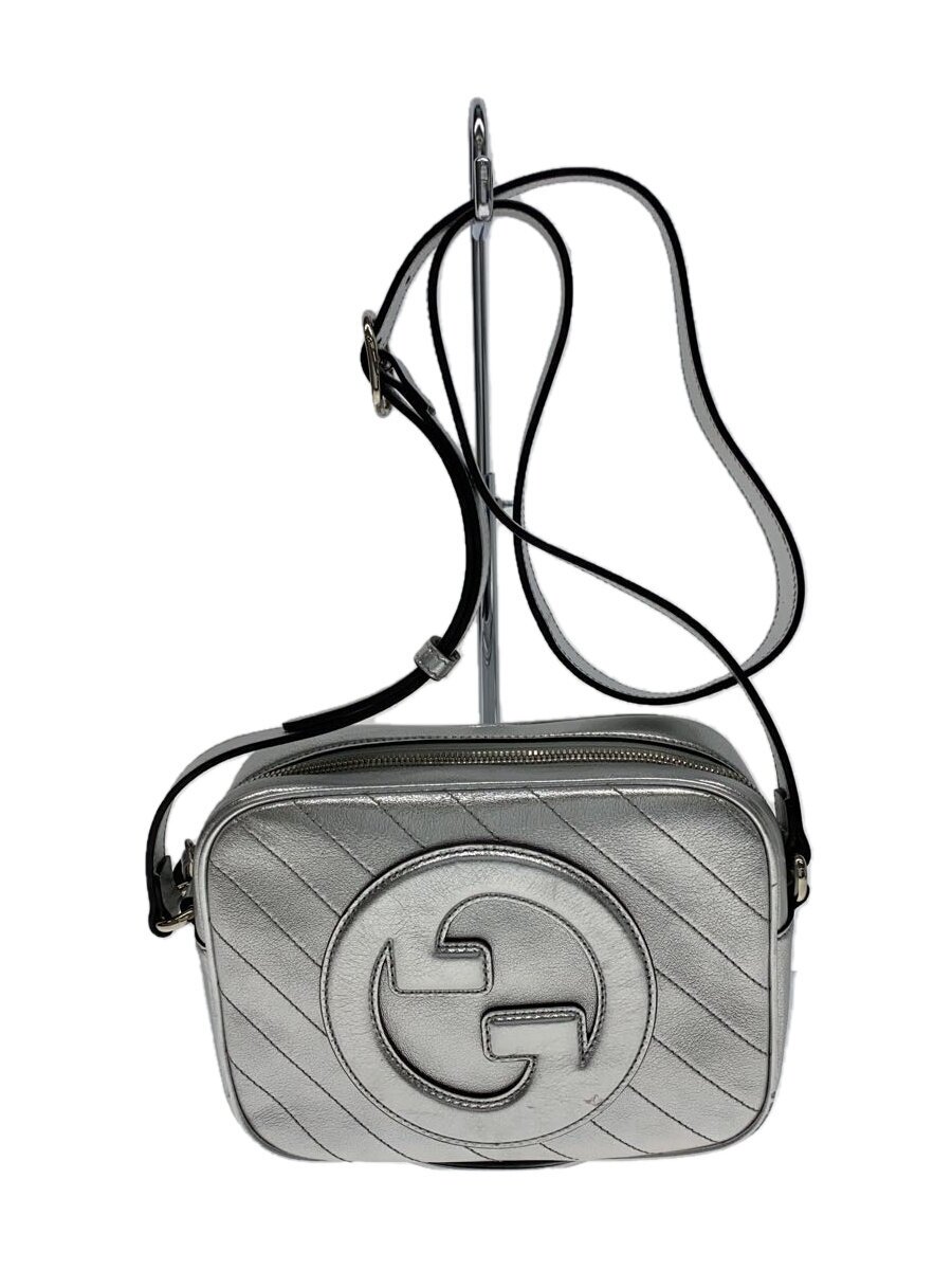 【中古】GUCCI◆BLONDIE/ショルダーバッグ/SLV/742360【御徒面子】
