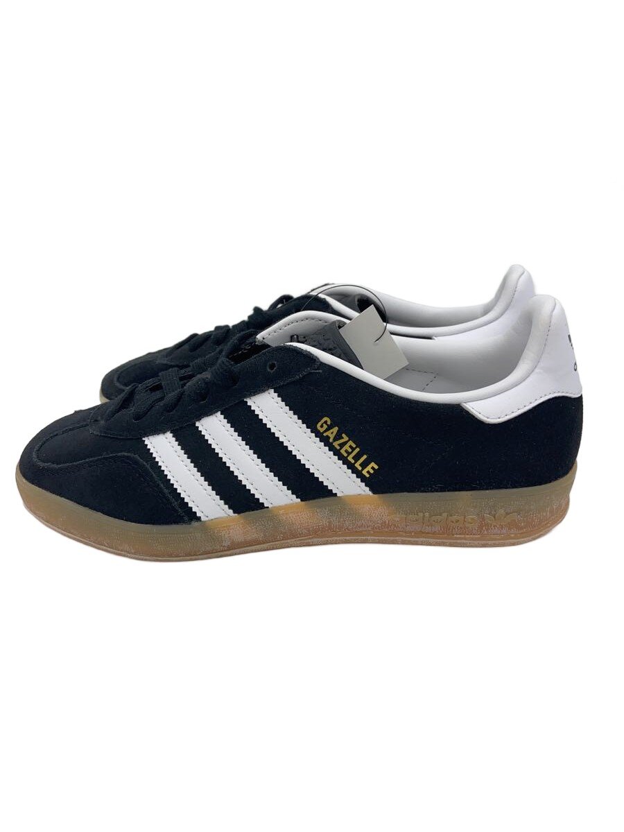 【中古】adidas◆GAZELLE INDOOR_ガゼル インドア/23.5糎/BLK【シューズ】