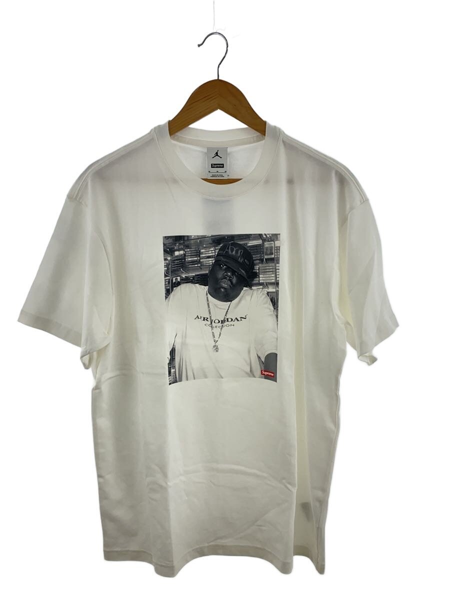 【中古】Supreme◆プルオーバー/M/綿織物/WHT/刷り上げる【メンズウェア】