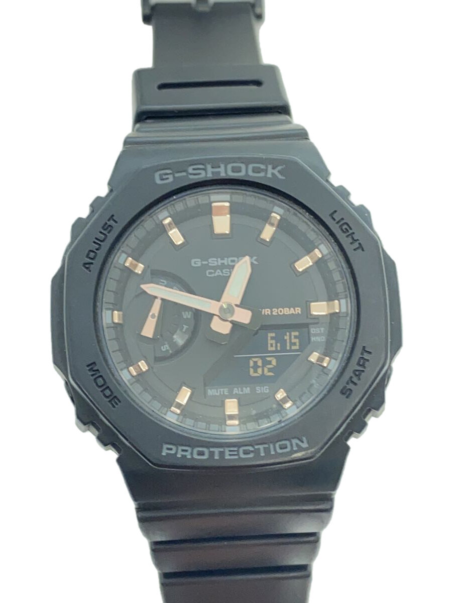 【中古】CASIO◆石英ウオッチ/デジアナ/天然ゴム/黒いこと/SS/GMA-S2100/ダウンサイジング模範例//【服飾雑貨他】