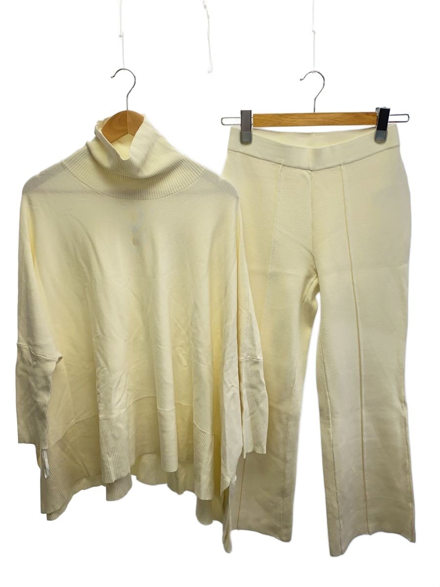 【中古】CELFORD◆セットアップ/38/人絹/IVO/無地/CWNO234112//【レディース御召しもの】