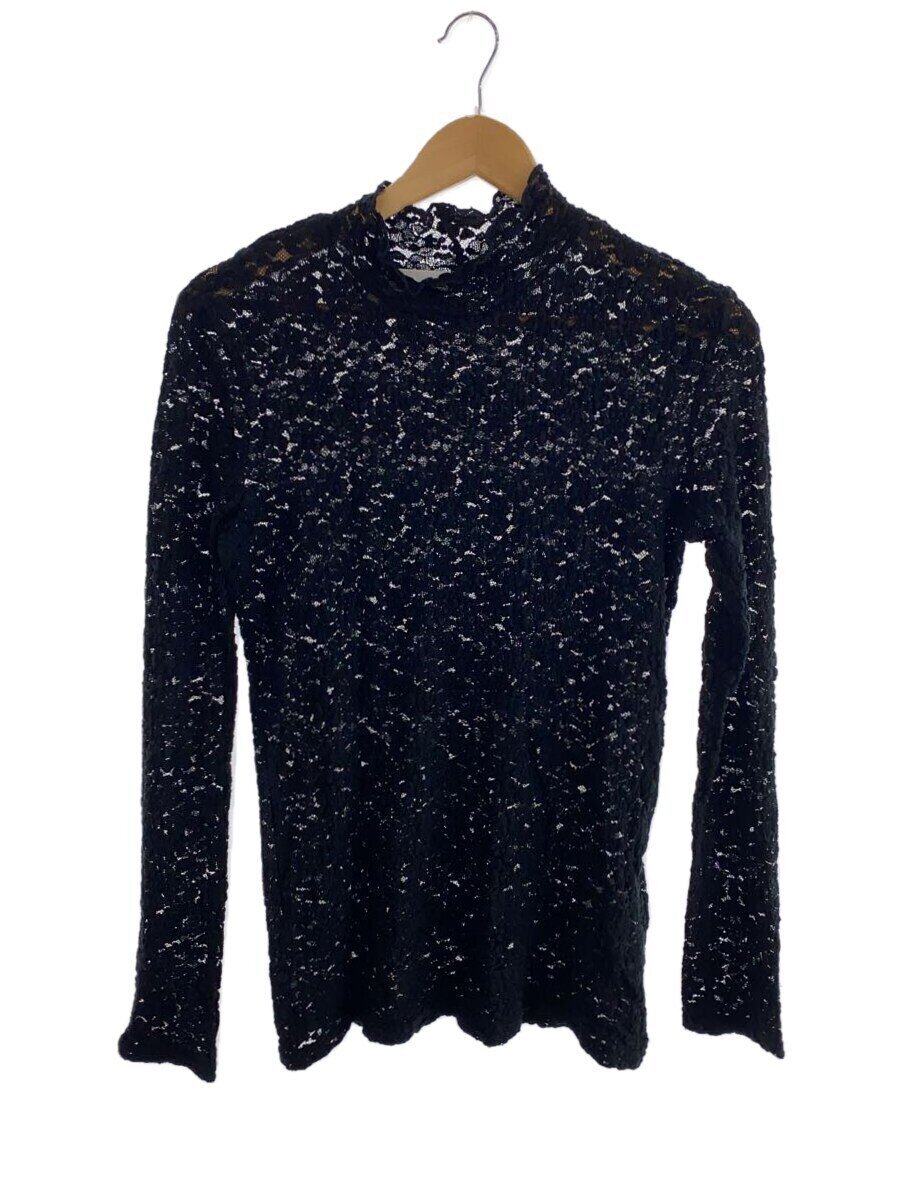 【中古】AMERI◆LACE COLORFUL CUT TOP/FREE/ナイロン/BLK/01220330530【レディースお召しもの】