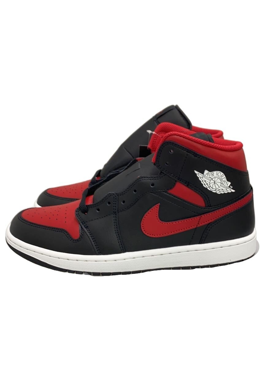 【中古】NIKE◆AIR JORDAN 1 MID_エア ジョーダン 1 ミッド/29cm/BLK【シューズ】|2nd STREET 店