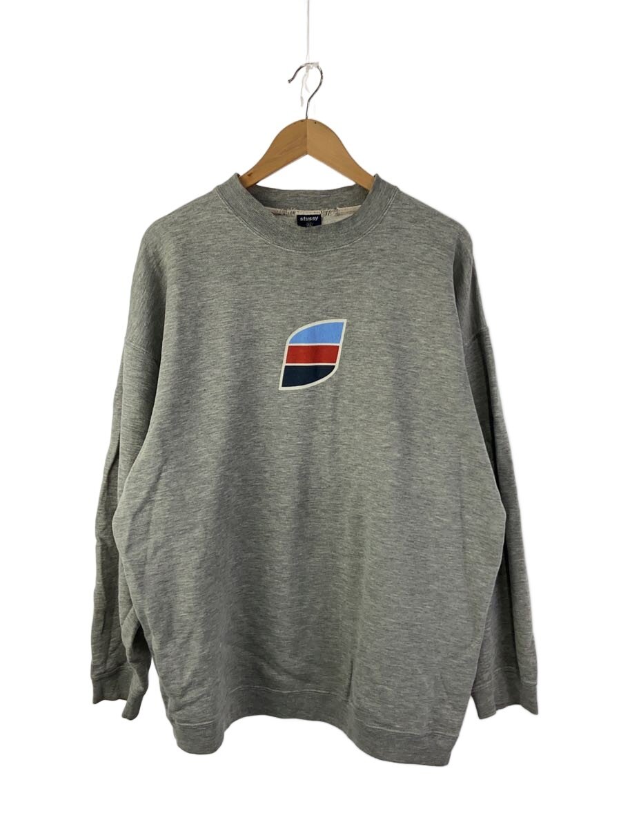 【中古】STUSSY◆流汗/XL/綿織物/GRY【メンズウェア】