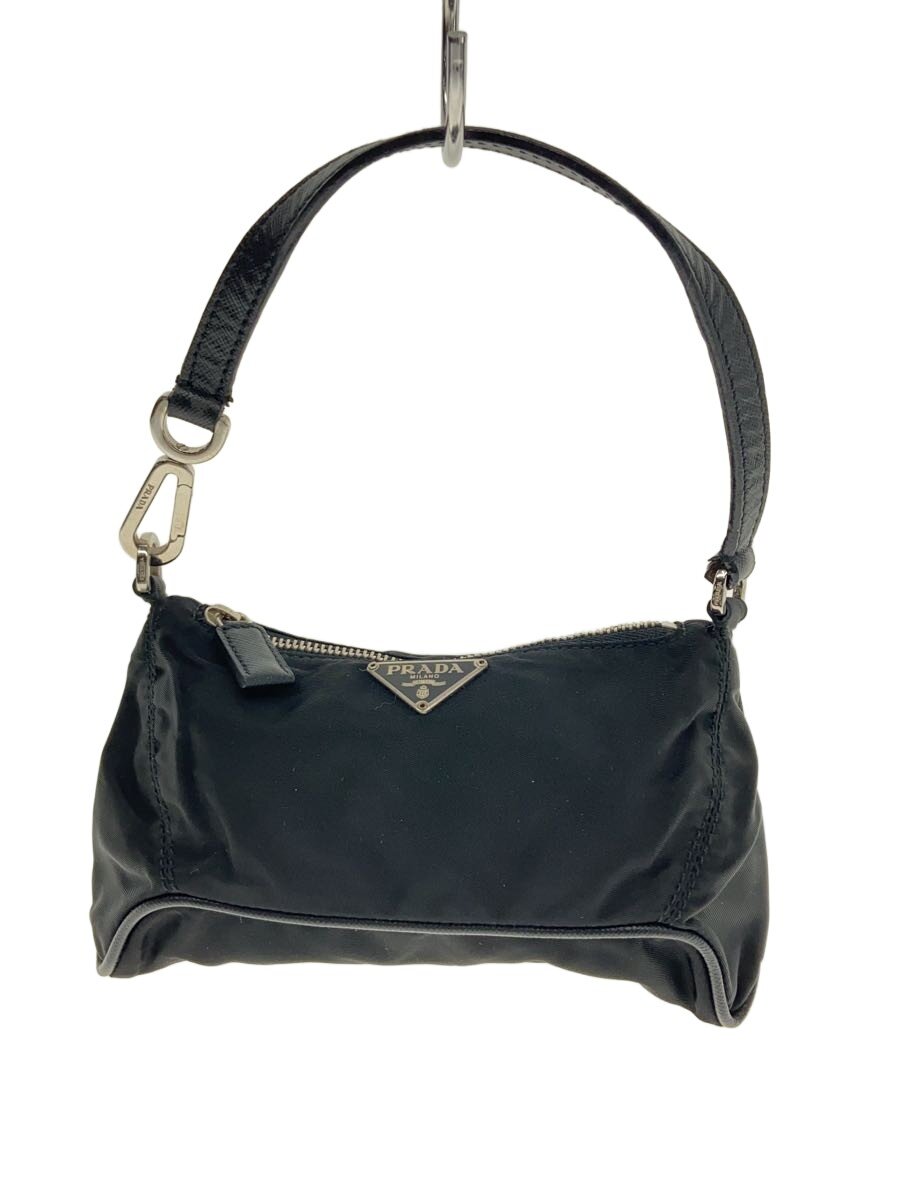 【中古】PRADA◆ハンドバック/--/BLK【御徒面子】