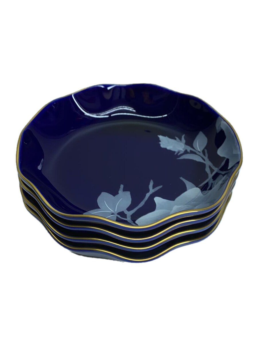 【中古】香蘭社◆一皿/5点仕掛ける/BLU/ルリバラパーティセット【勝手もと設備】