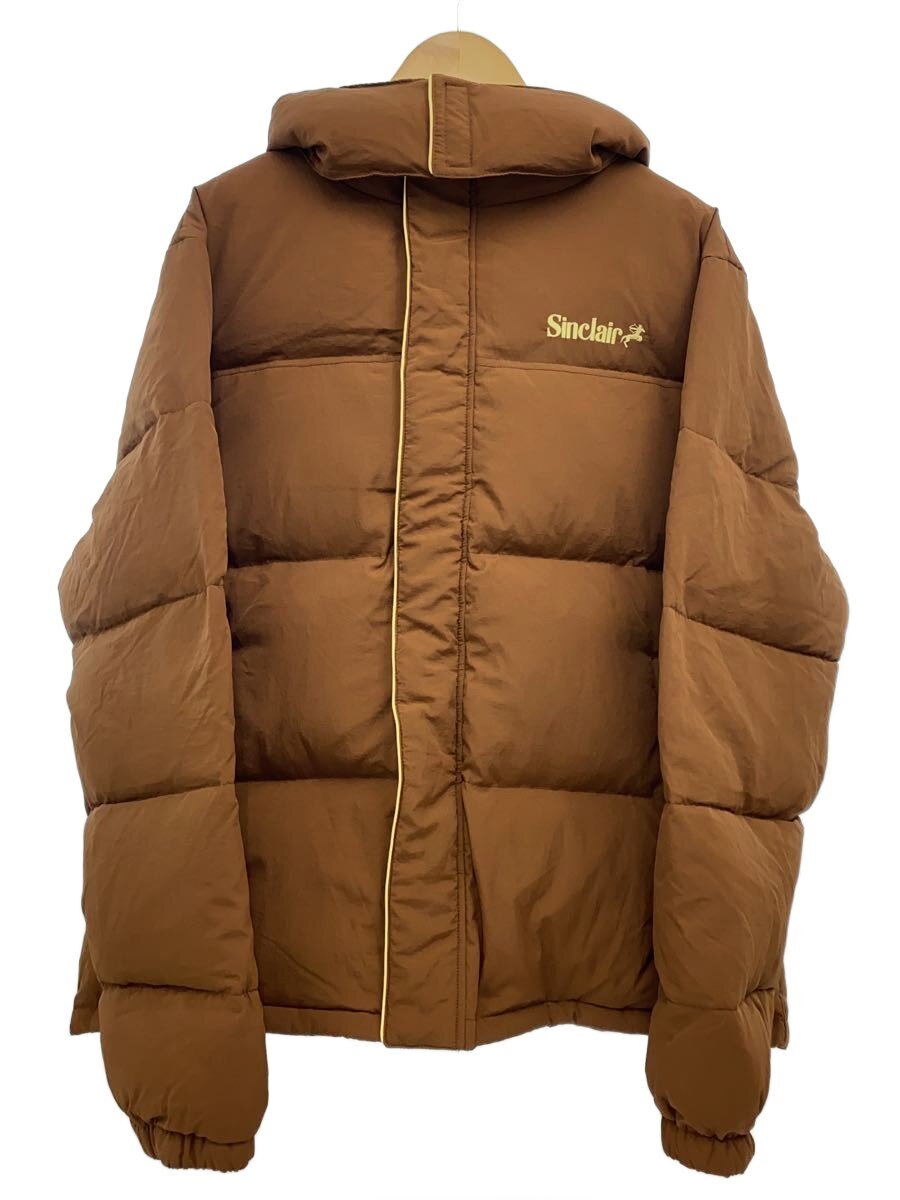 【中古】SINCLAIR◆落ちこむ上衣/SCRIPTURE DOWN PUFFER/XL/ナイロン/赤銅色/ボンネット付き添い人//【メンズウェア】