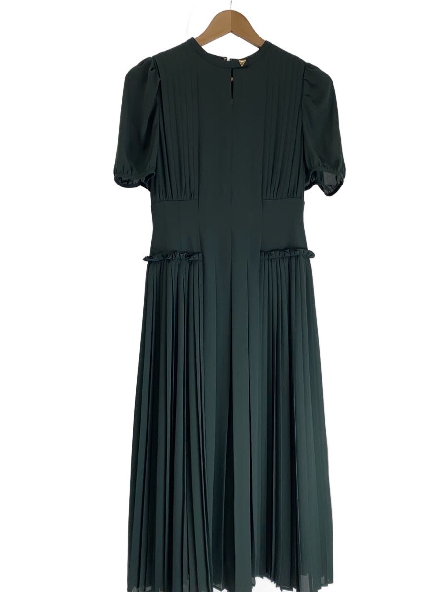 【中古】CELFORD◆22SS/プリーツデザインシフォンワンピース/36/ポリエステル/GRN/CWF0224008【レディース御召しもの】