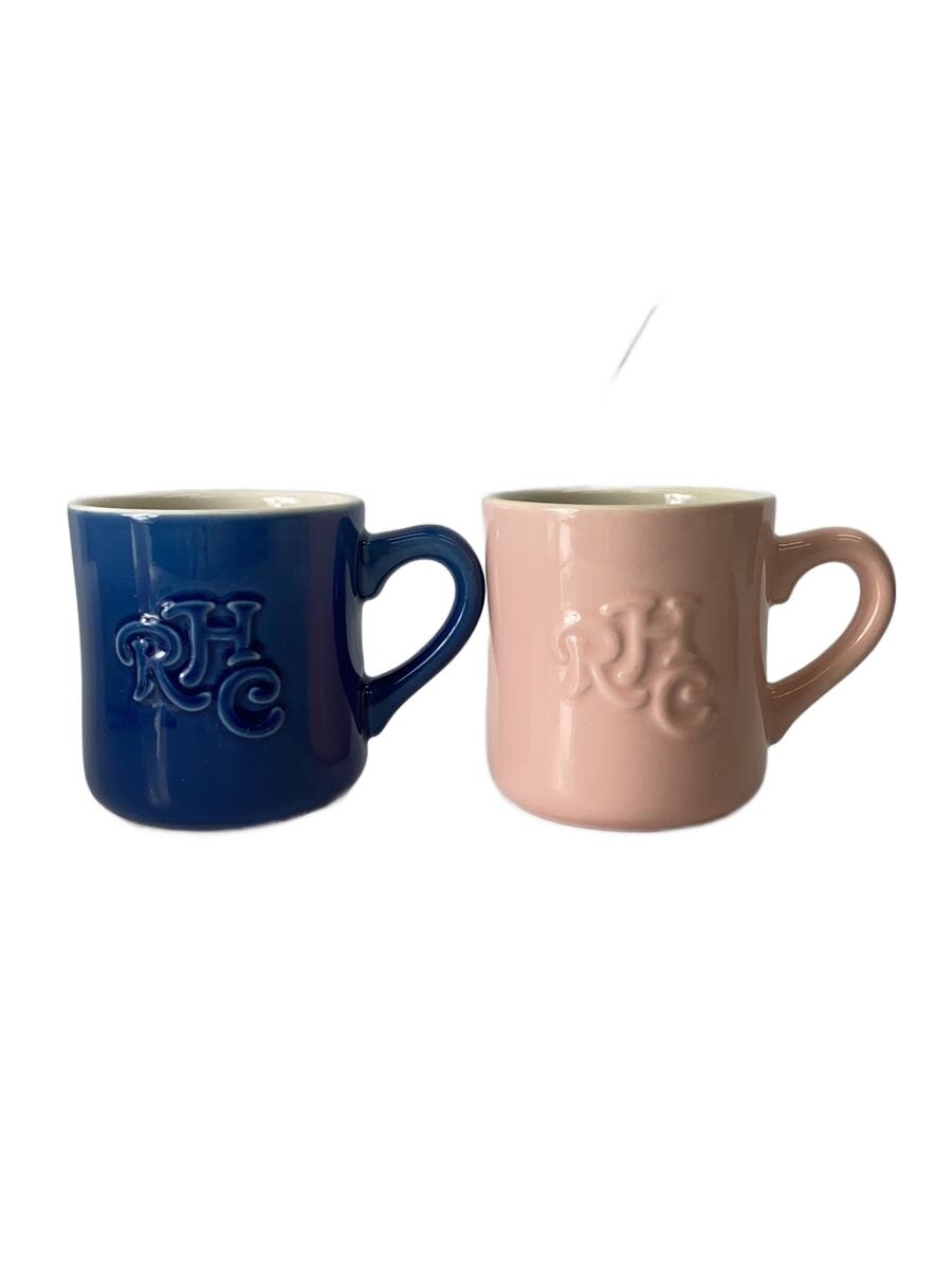【中古】RHC Ron Herman◆エンボスロゴマグカップ/グラス/2点セット【キッチン用品】