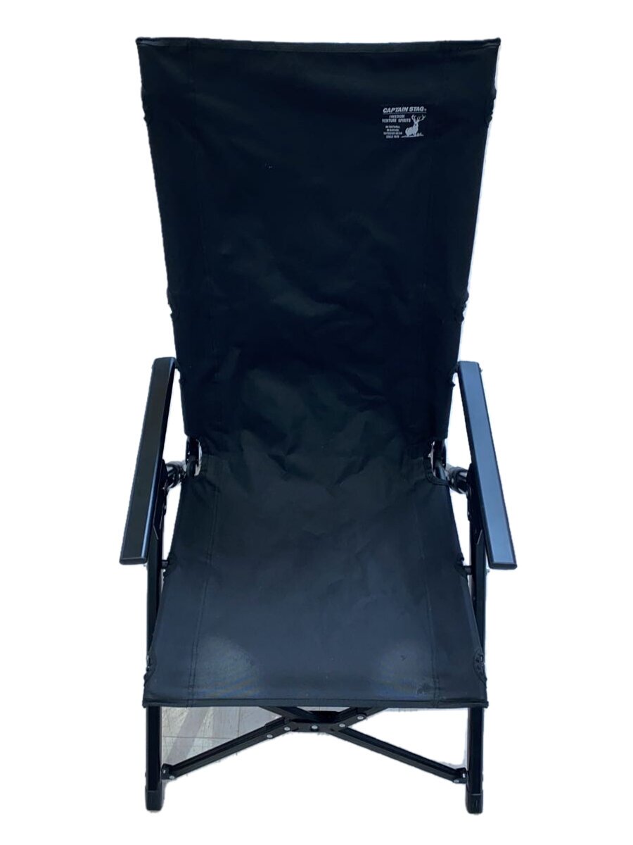 【中古】CAPTAIN STAG◆チェア/1人用/ブラック/ウルトラハイバックチェア【スポーツ】画像