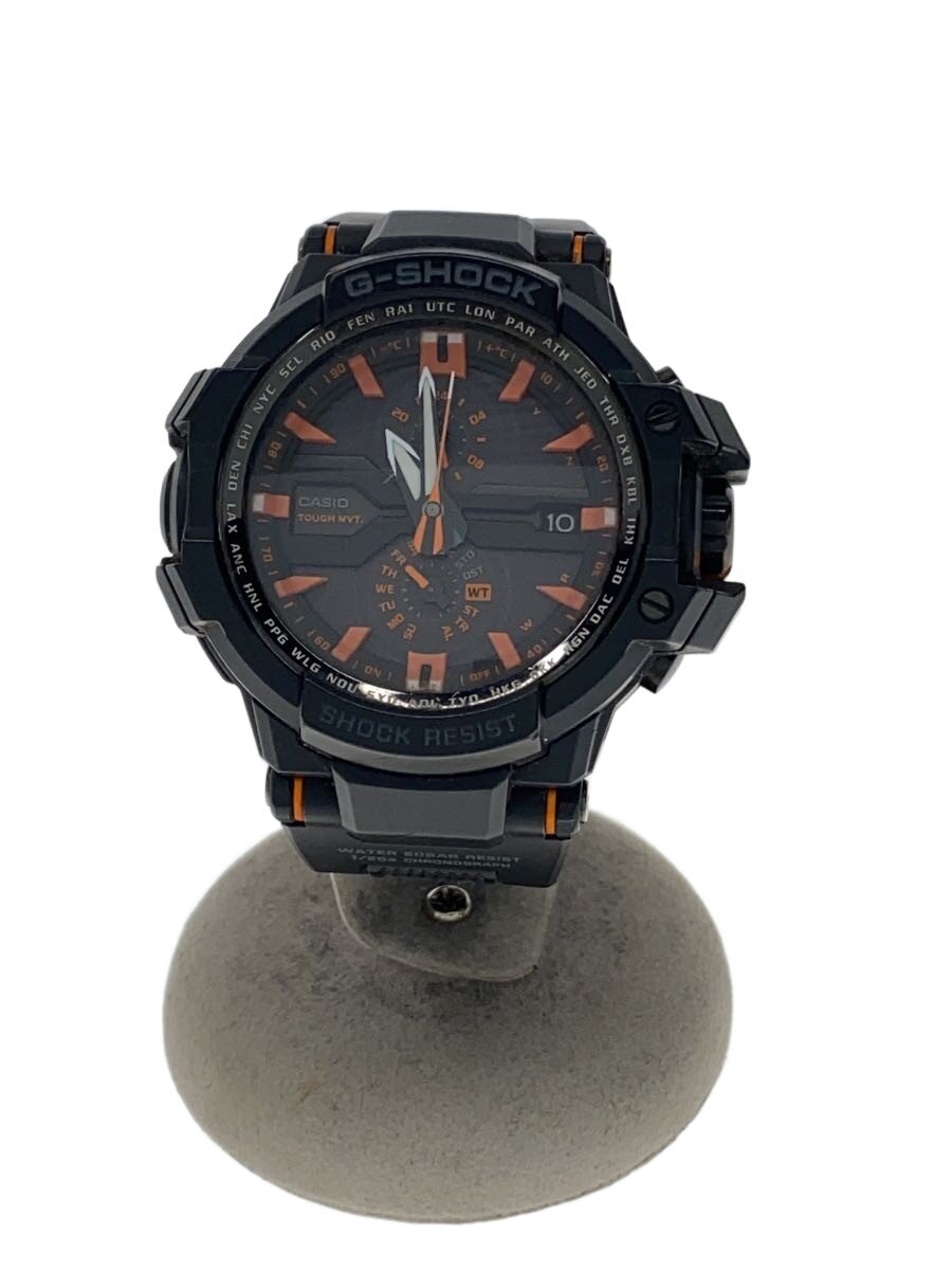【中古】CASIO◆ソーラー腕時計・G-SHOCK/アナログ/BLK【服飾雑貨他】｜2ｎｄ STREET 店