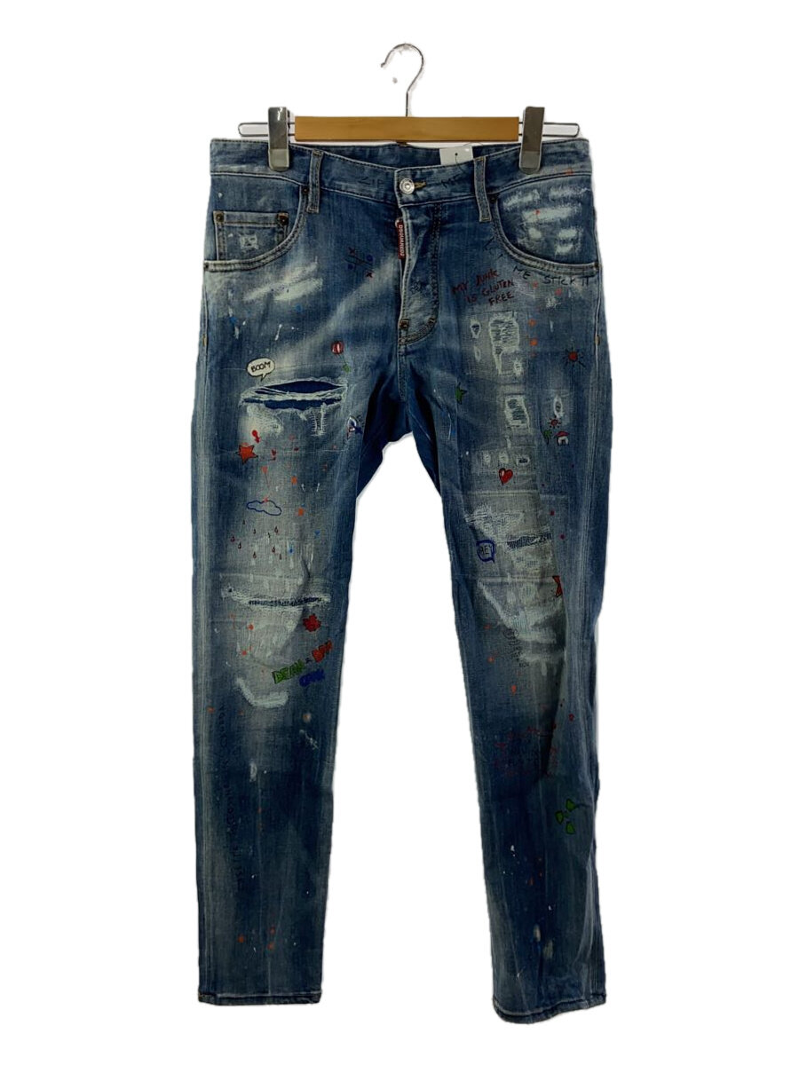 【中古】DSQUARED2◆スキニーパンツ/46/綿織物/IDG/S74LB0942 S30708//【メンズウェア】