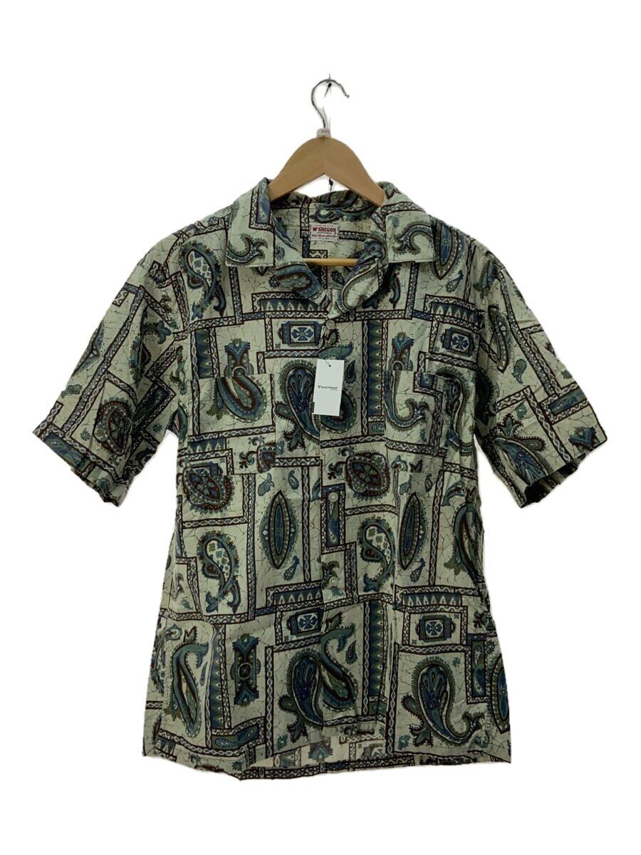 【中古】McGREGOR◆60S/ペイズリー柄公公然たる色つやプルオーバー/開襟半袖プルオーバー/VINTAGE/L//【メンズウェア】