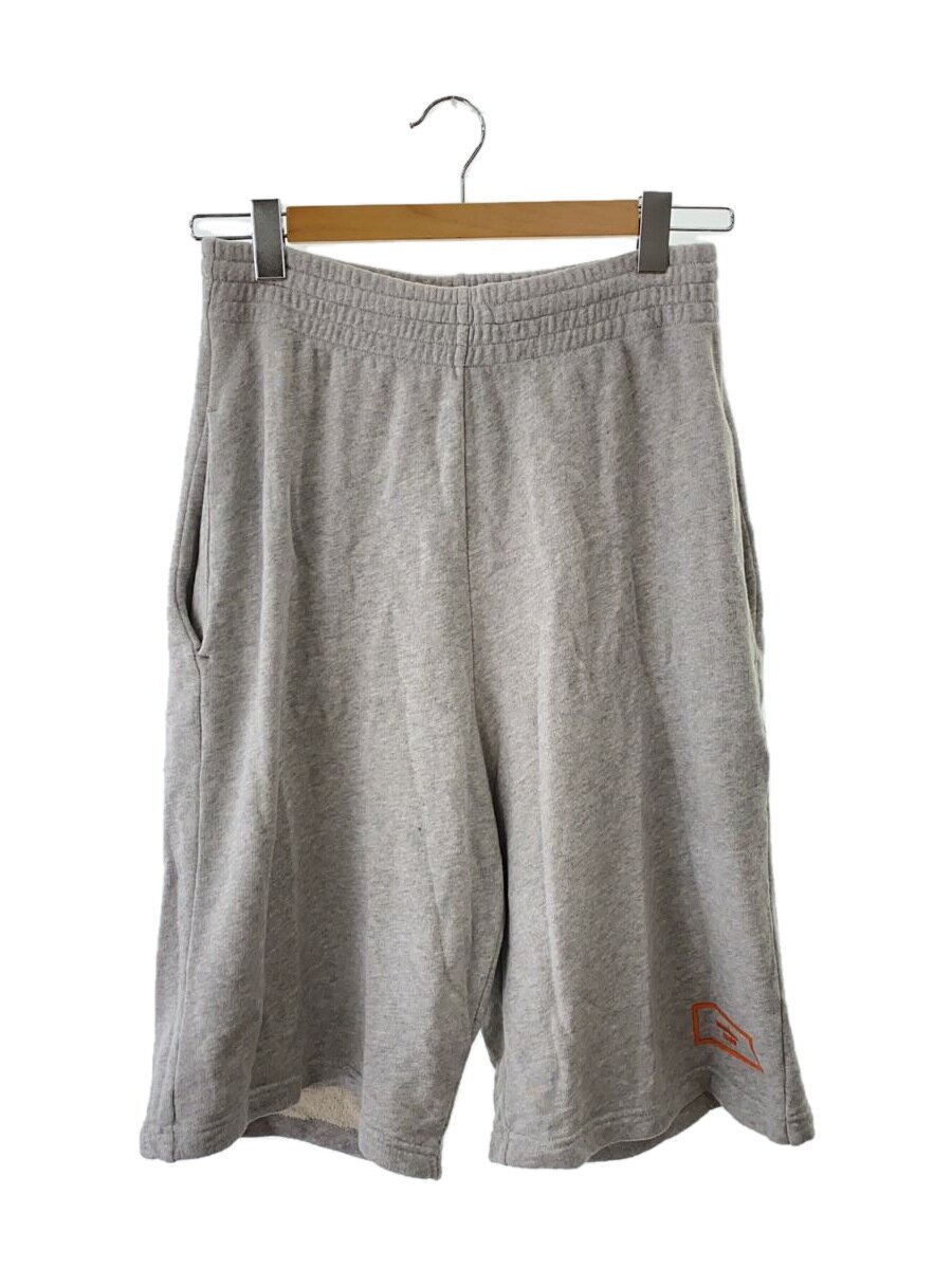 【中古】MARTINE ROSE◆LOGO SHORT/流汗/遊撃手ズボン下/S/綿織物/GRY/刷り上げる【メンズウェア】